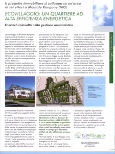 Ecovillaggio quartiere eff energetica